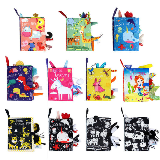 Children's Soft Activity Book with Sensory Toys