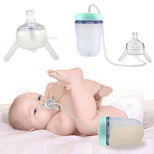 250ml Silicone Straw Sippy Training Bottle for Baby