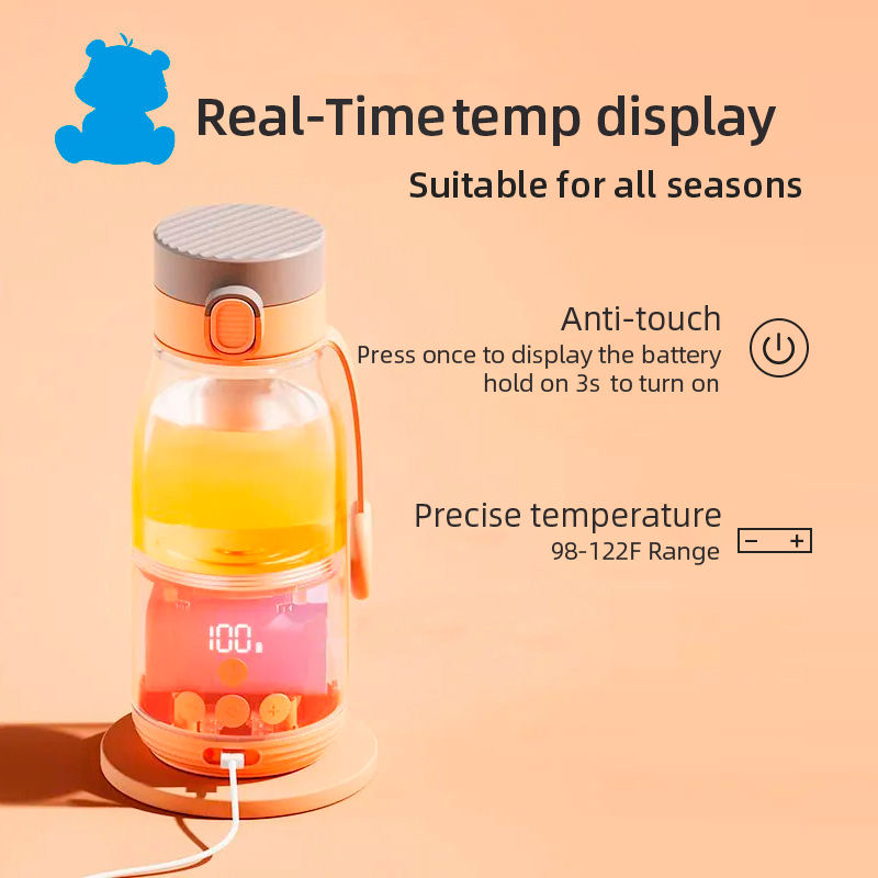 Portable Rechargeable Smart Baby Milk Travel Kettle