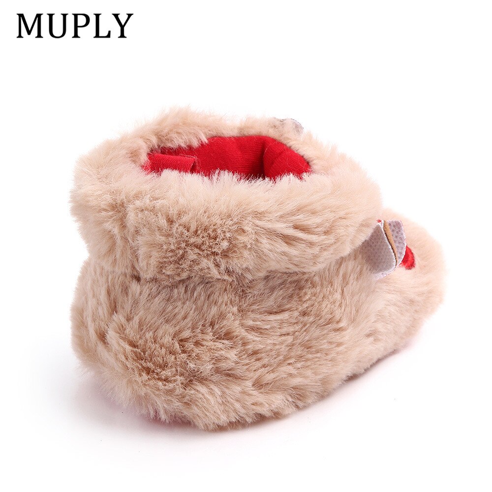 Christmas Elk Cotton Baby Winter Shoes