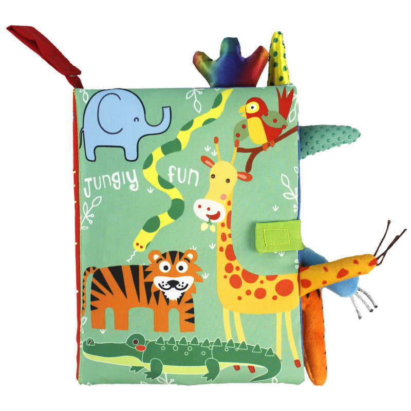 Children's Soft Activity Book with Sensory Toys