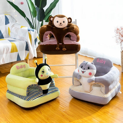 Anti-Fall Cartoon Baby Learning Sofa Chair & Tatami Mat