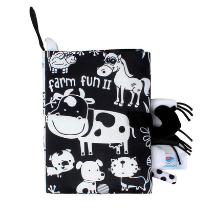Children's Soft Activity Book with Sensory Toys