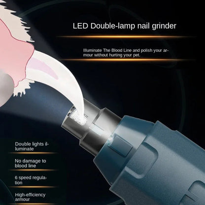New Electric Nail Grinder & Trimmer for Cats & Dogs