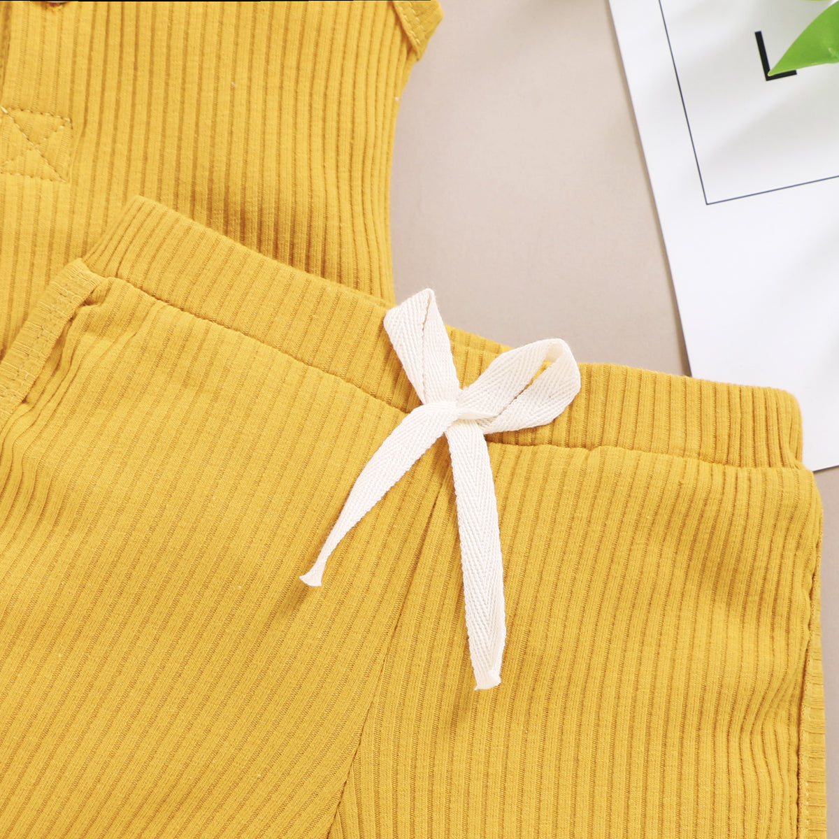 Toddler Sleeveless Vest & Shorts 2-Piece Outfit