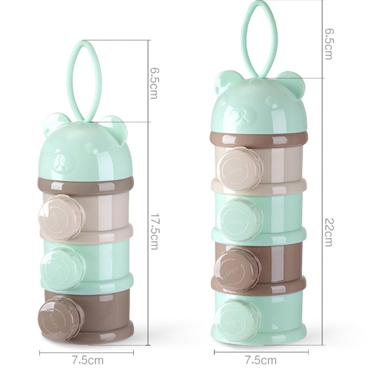 4 Layer Baby Food & Milk Powder Storage Box