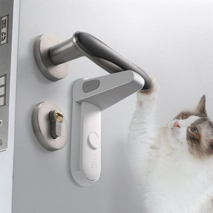 No-Punch Child & Pet Safety Door Handle Lock