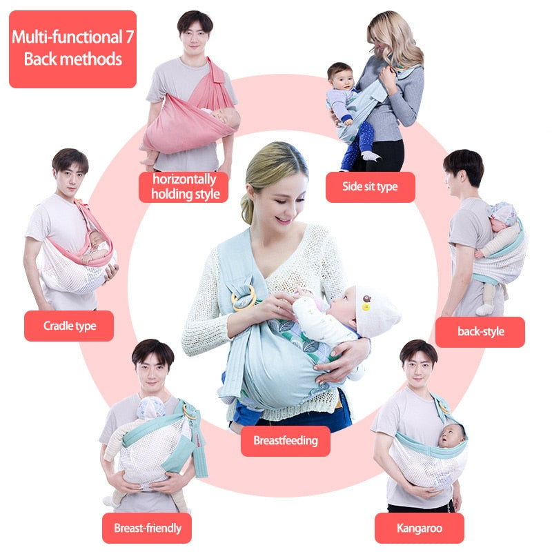 Newborn Kangaroo Baby Carrier & Breastfeeding Cover