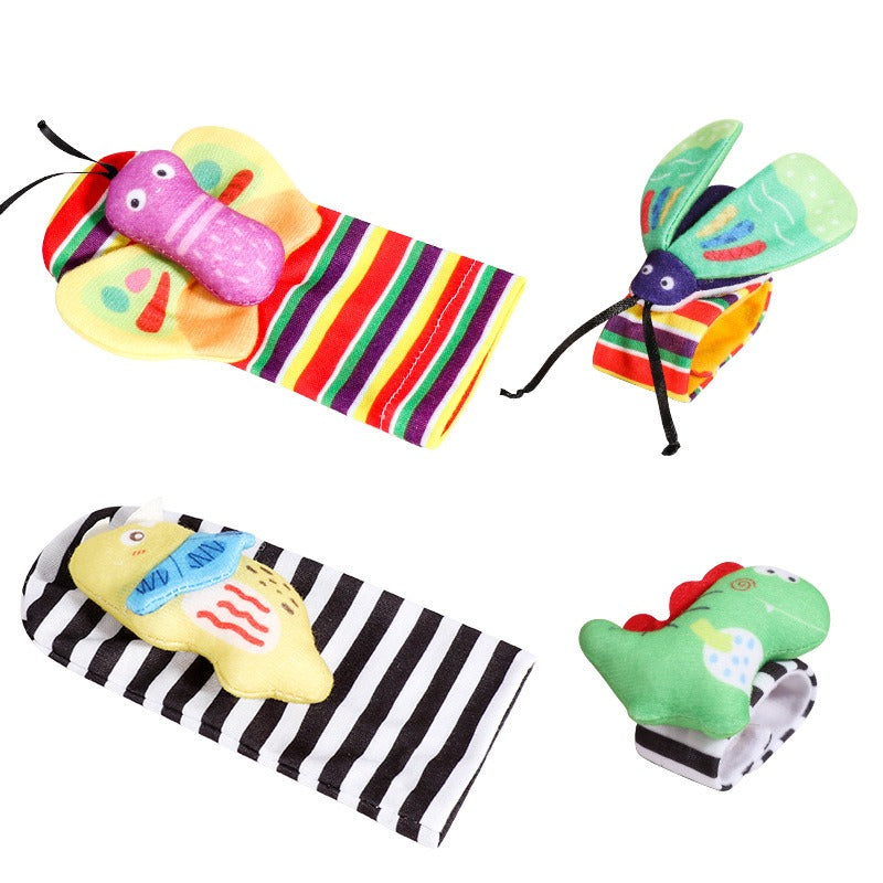 Baby Wrist Rattle & Ringing Socks Gift Set, 0-1 Year