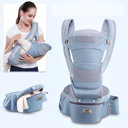 3-In-1 Ergonomic Baby Hip Seat Carrier & Wrap Sling