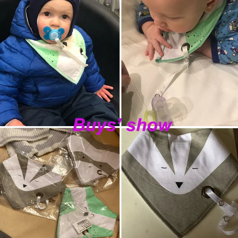 Super Absorbent Cotton Bandana Dribble Bib for Newborns