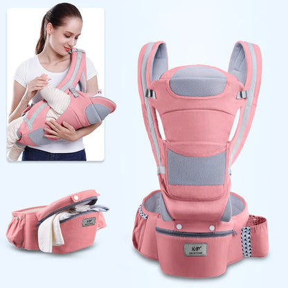 3-In-1 Ergonomic Baby Hip Seat Carrier & Wrap Sling
