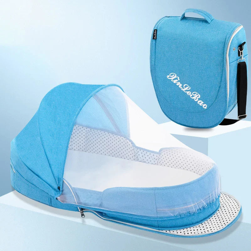 Multifunctional Folding Baby Travel Cot & Camping Bed