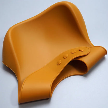 Solid Silicone Baby Feeding Bib