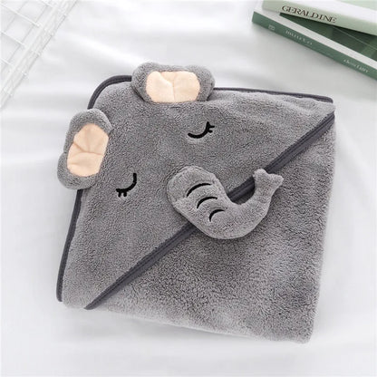 Super Soft Hooded Baby Bath Towel & Swaddle Wrap