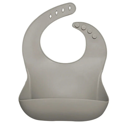 Solid Silicone Baby Feeding Bib