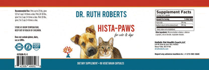 Hista Paws – with Quercetin for Cats and Dogs