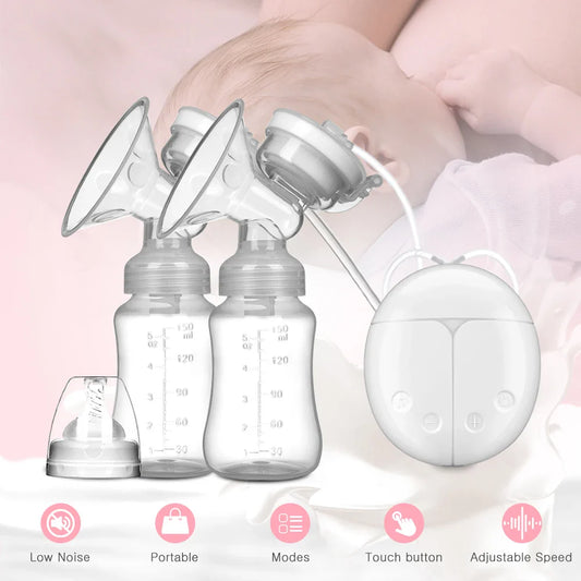 Electric & Manual Silicone Breast Pump for Breastfeeding