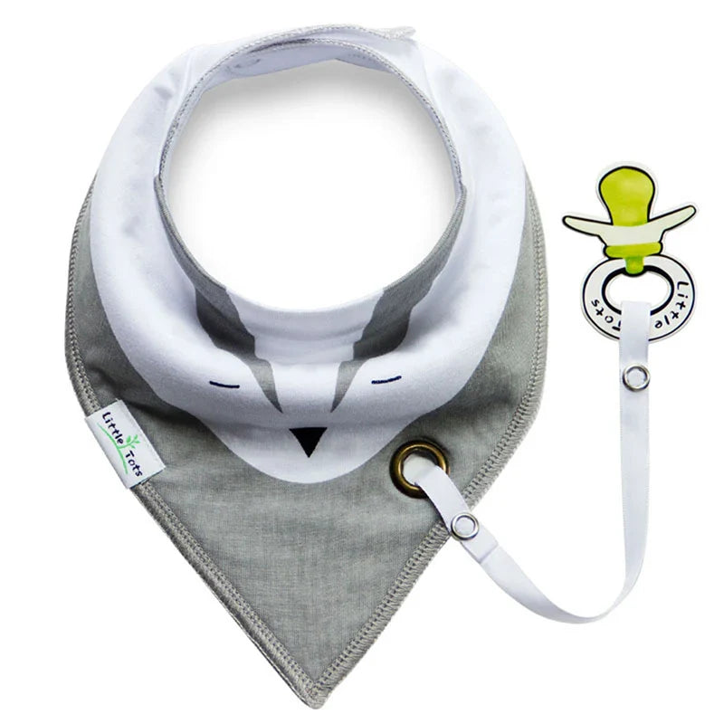 Super Absorbent Cotton Bandana Dribble Bib for Newborns