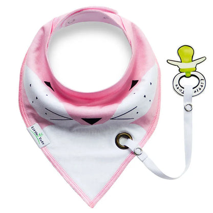 Super Absorbent Cotton Bandana Dribble Bib for Newborns