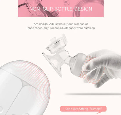 Electric & Manual Silicone Breast Pump for Breastfeeding