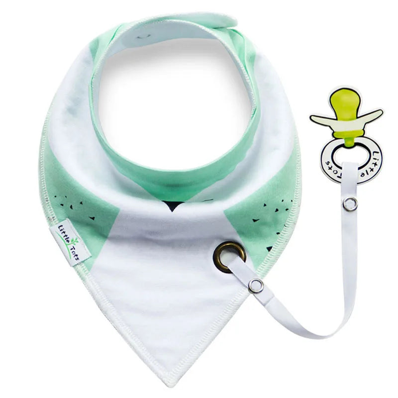 Super Absorbent Cotton Bandana Dribble Bib for Newborns