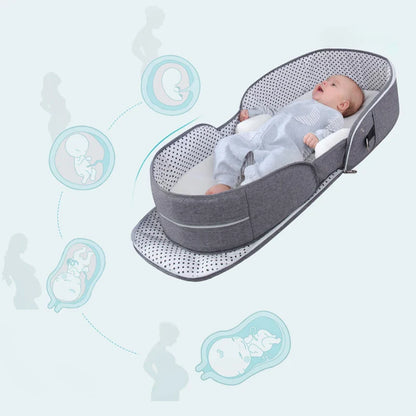 Multifunctional Folding Baby Travel Cot & Camping Bed