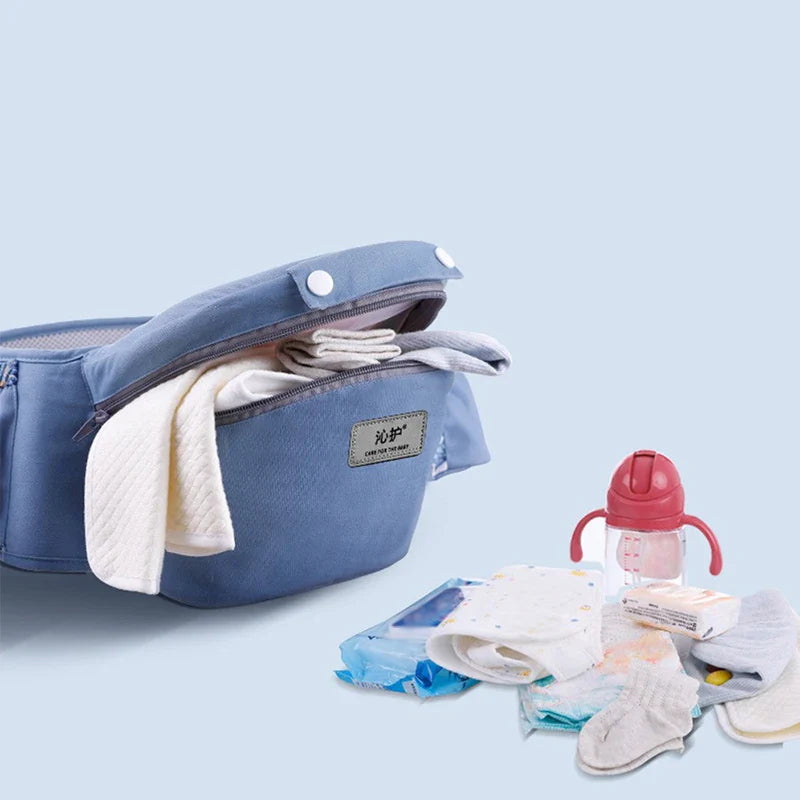 3-In-1 Ergonomic Baby Hip Seat Carrier & Wrap Sling