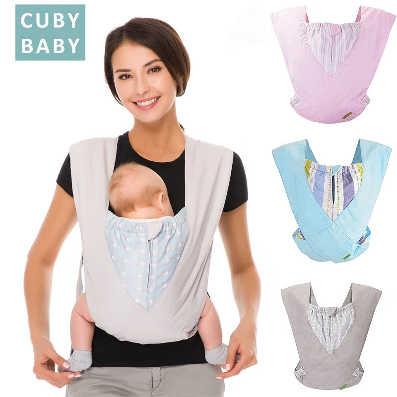 Natural Cotton Ergonomic Baby Carrier Sling Backpack