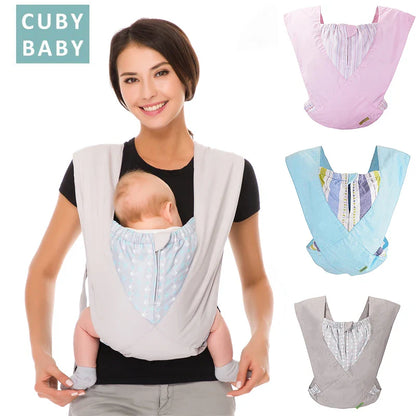 Natural Cotton Ergonomic Baby Carrier Sling Backpack