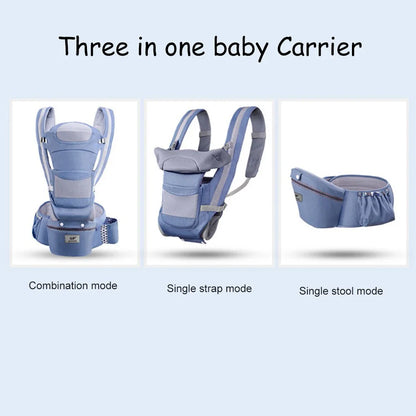 3-In-1 Ergonomic Baby Hip Seat Carrier & Wrap Sling