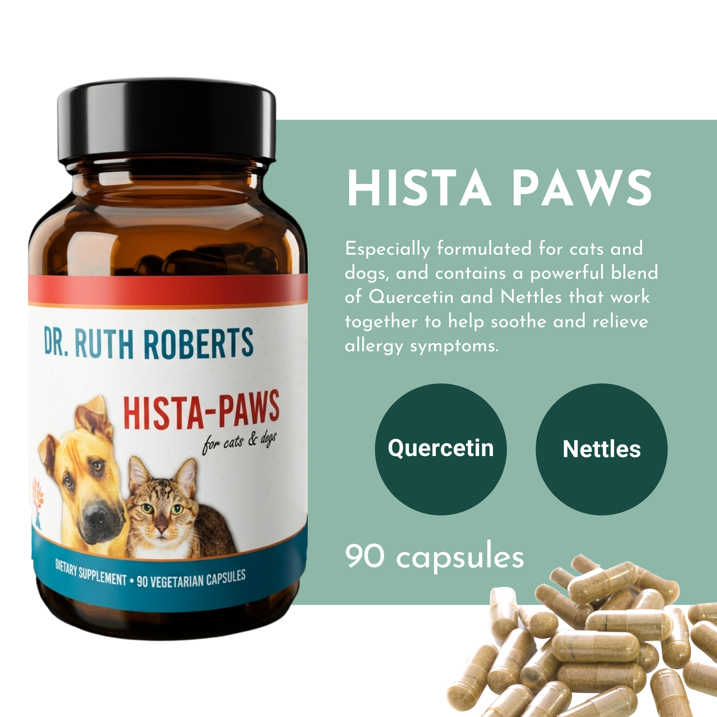 Hista Paws – with Quercetin for Cats and Dogs
