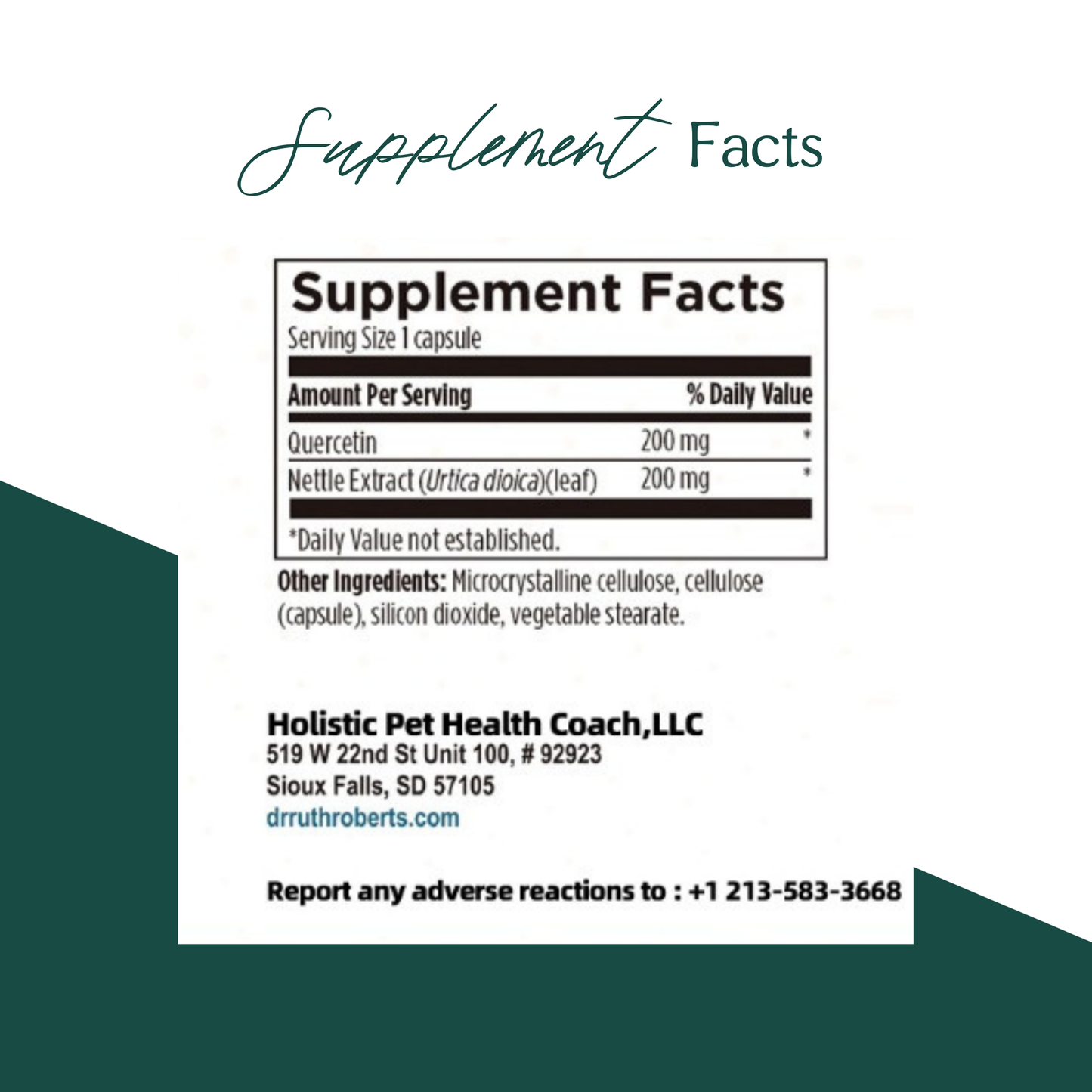 Hista Paws – with Quercetin for Cats and Dogs