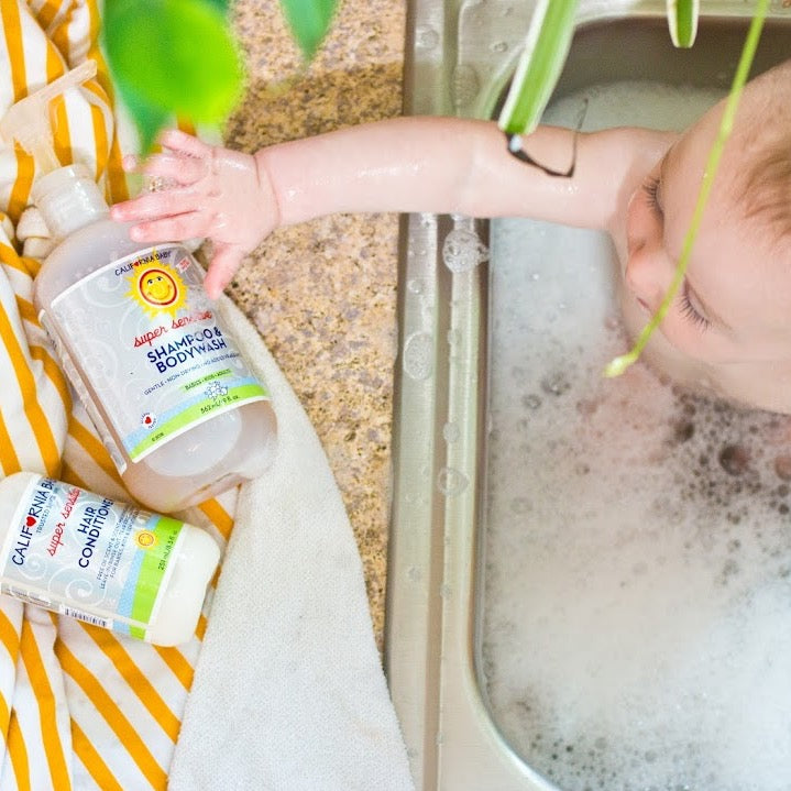 California Baby (No Fragrance) Super Sensitive™ Shampoo + Conditioner Bundle