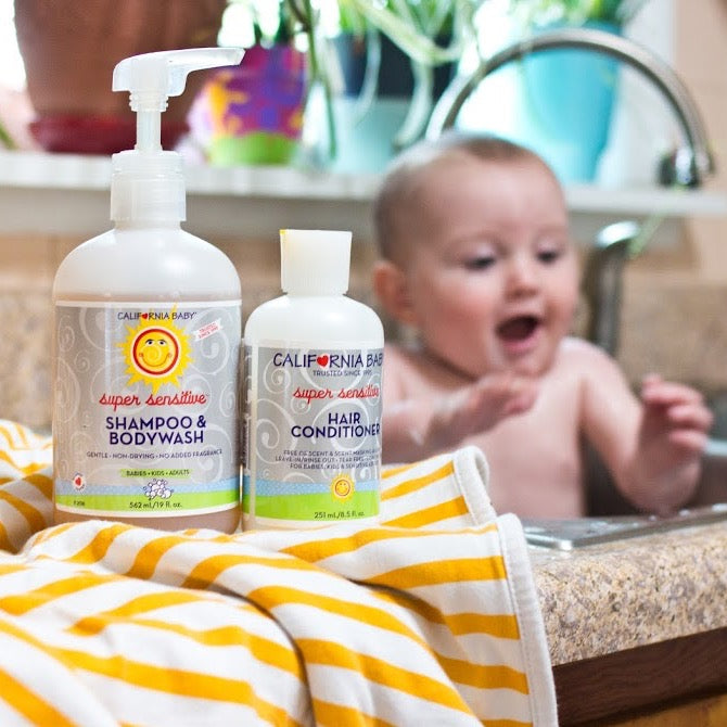 California Baby (No Fragrance) Super Sensitive™ Shampoo + Conditioner Bundle