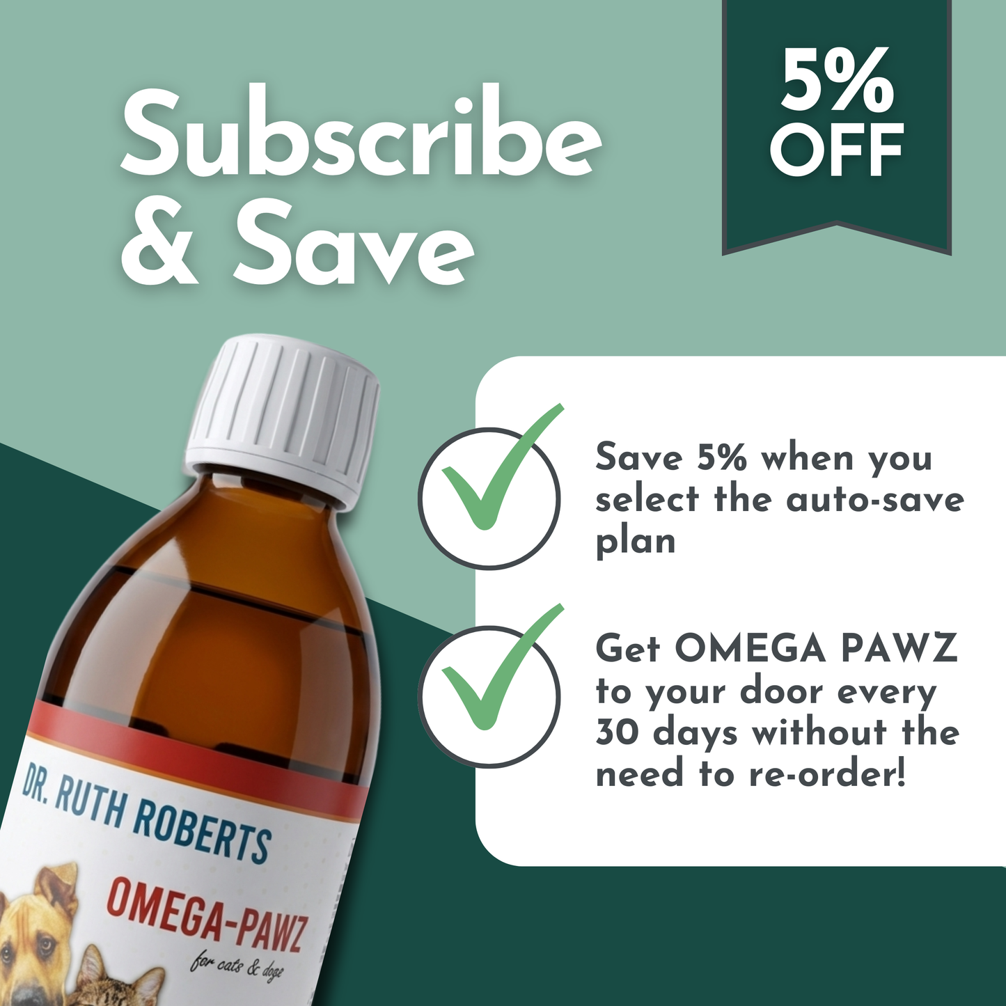 Omega Pawz - Liquid Omega 3 Oil for Cats and Dogs