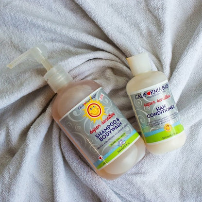 California Baby (No Fragrance) Super Sensitive™ Shampoo + Conditioner Bundle