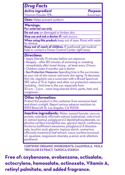 California Baby (No Fragrance) Super Sensitive™ Broad Spectrum SPF 30+ Sunscreen