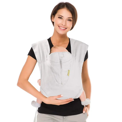 Natural Cotton Ergonomic Baby Carrier Sling Backpack