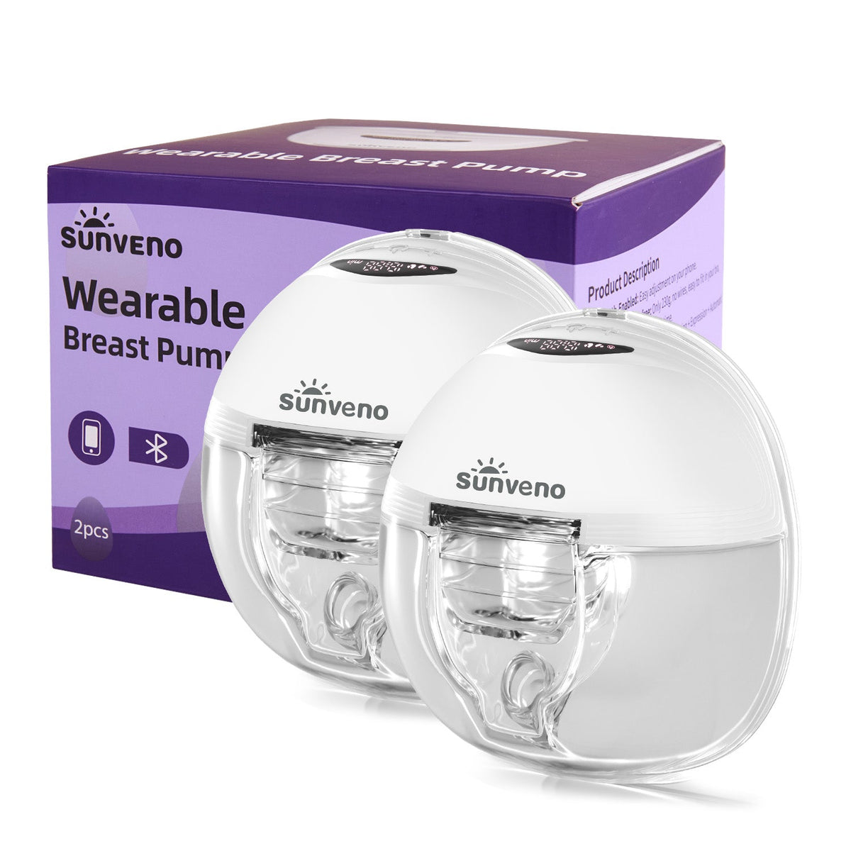 Hands-Free Wearable Electric Breast Pump Set