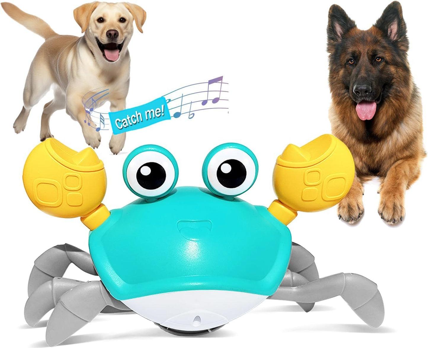 Interactive Crawling Crab Toy with Music & Lights