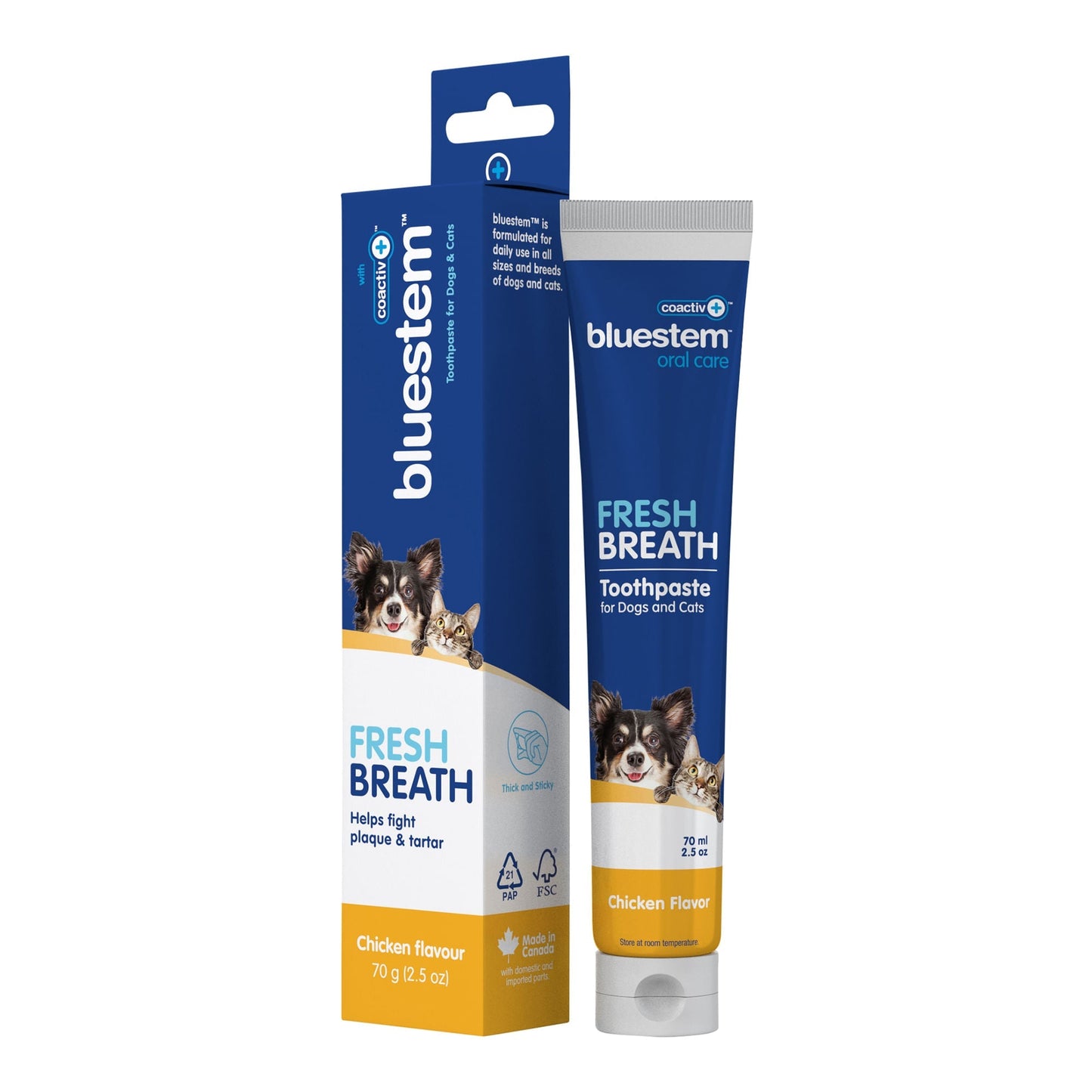 Bluestem Coactiv+ Pet Toothpaste for Cats and Dogs