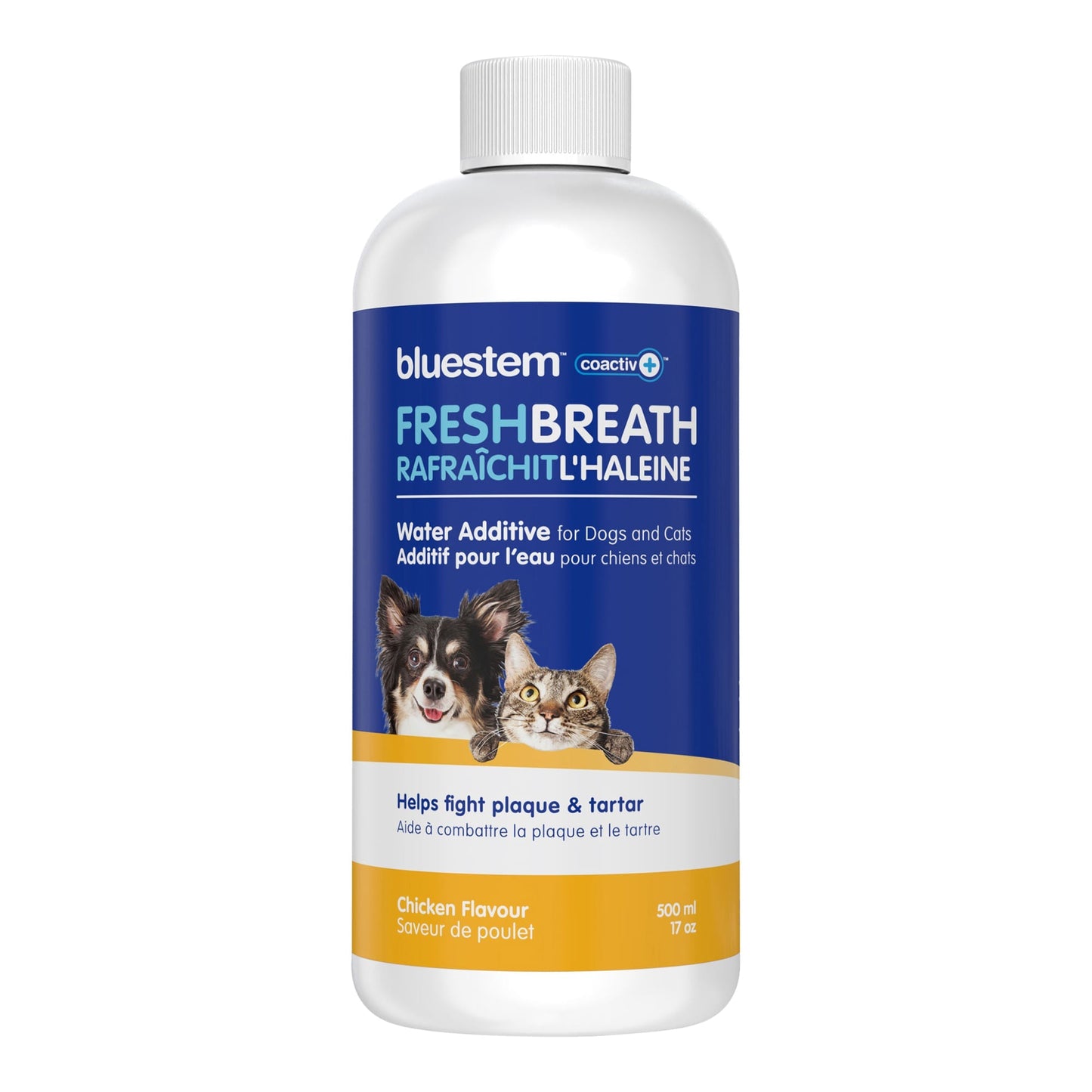Bluestem Fresh Breath Plaque & Tartar Control Water Additive for Cats & Dogs