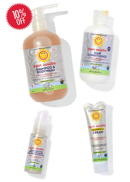 California Baby Sensitive Skin Bath Essentials