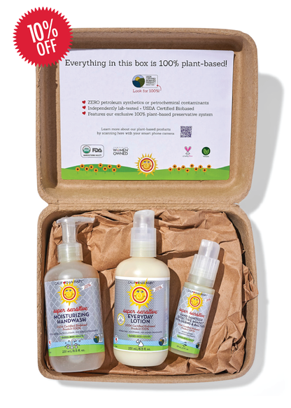California Baby (No added fragrance)™ Soft & Clean Hands Kit