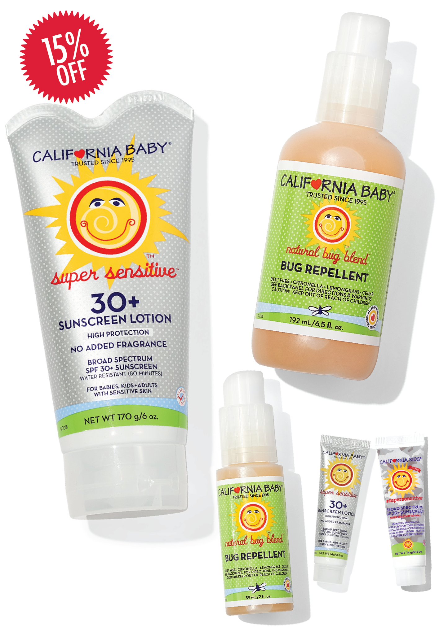 Unscented Sunscreen & Bug Spray Bundle