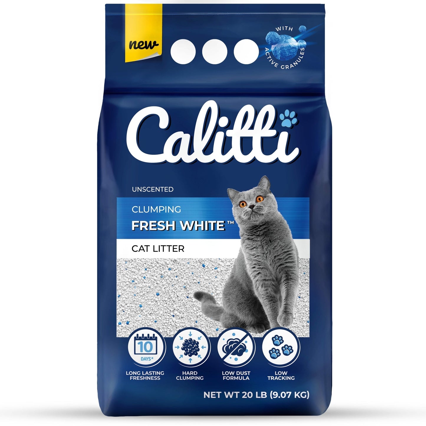 Calitti Fresh White Unscented Cat Litter