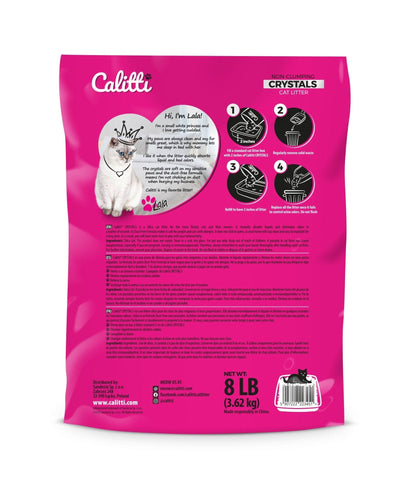 Calitti Non-Clumping Silica Gel Cat Litter Crystals