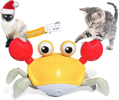 Interactive Crawling Crab Toy with Music & Lights