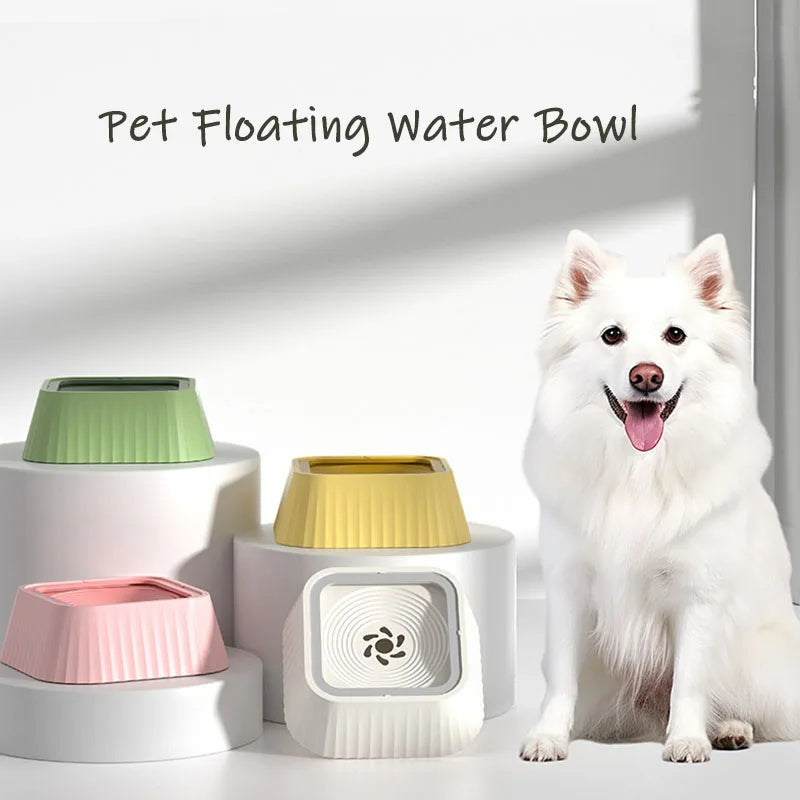 Splash-Free Floating Pet Water Bowl